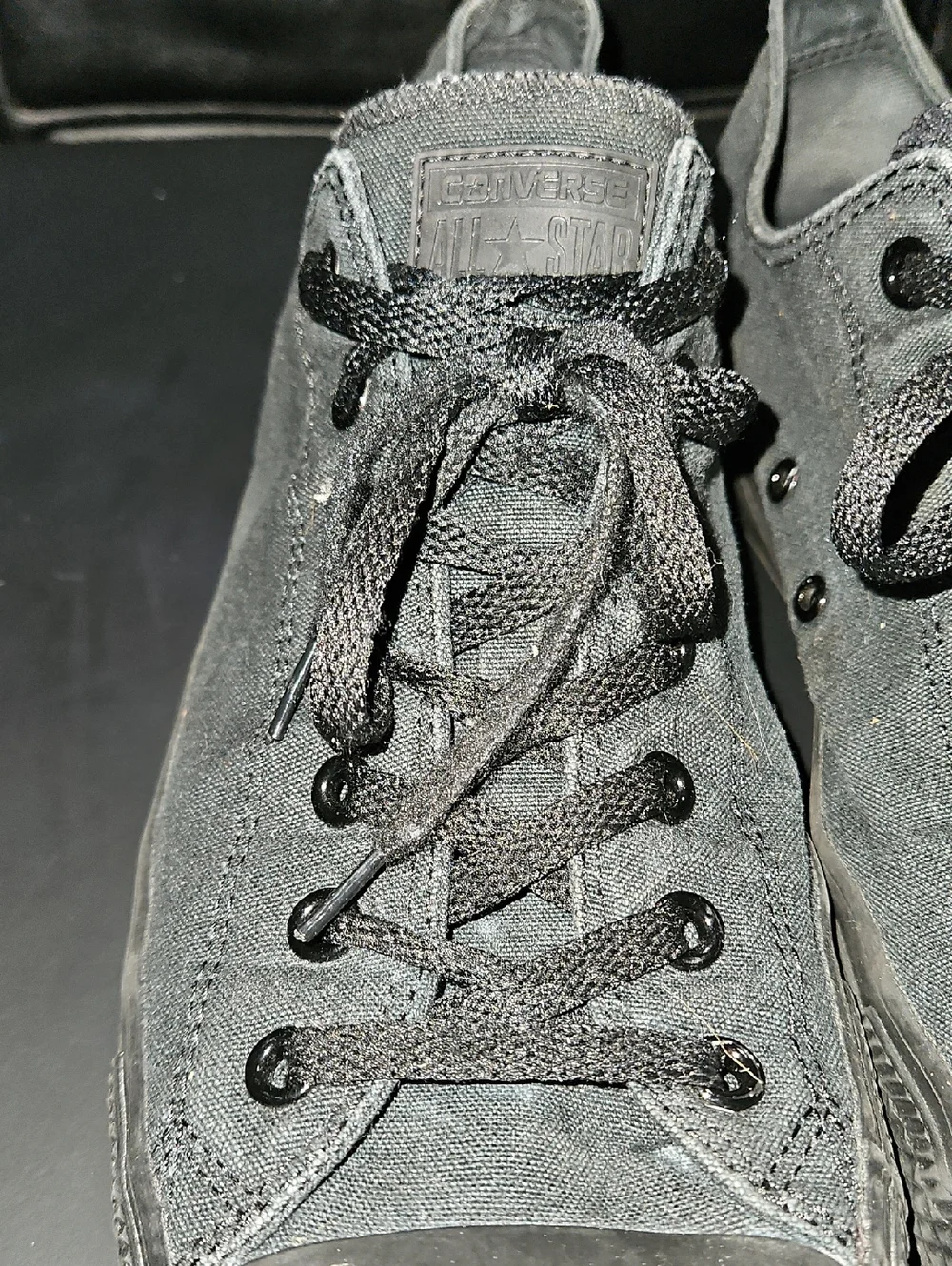 Converse Black Low Top Canvas Sneakers Size 13